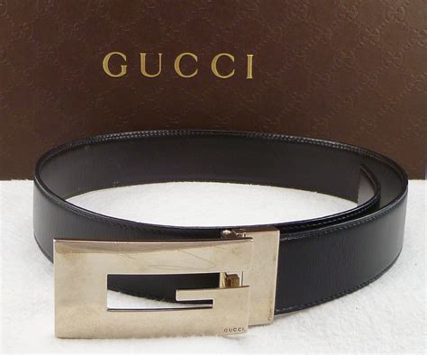 gucci belt rectangle buckle|authentic gucci belt buckle.